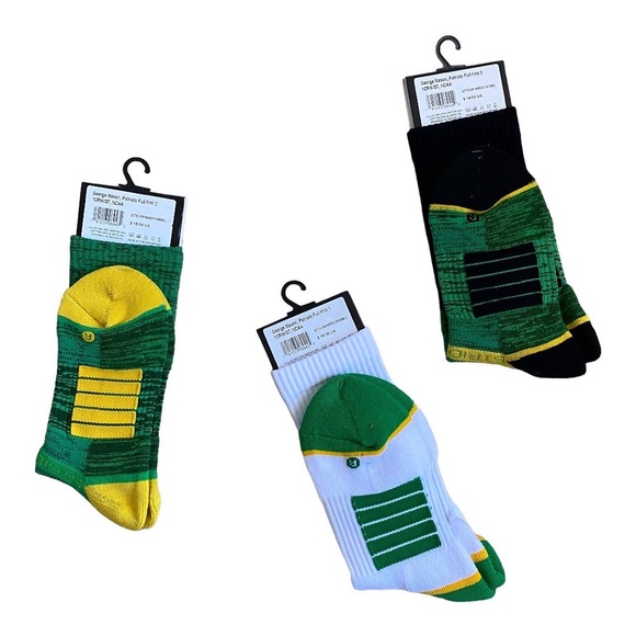 Strideline NCAA George Mason Patriots Full Knit Crew Socks - Picture 2 of 13